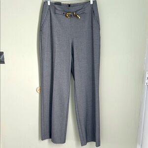 Worthington Black and White Wide-Leg Trousers